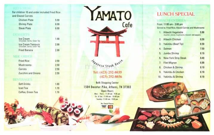 Yamato Cafe - Athens, TN