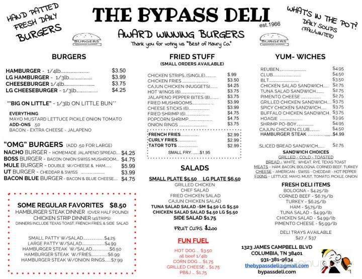 By-Pass Deli - Columbia, TN