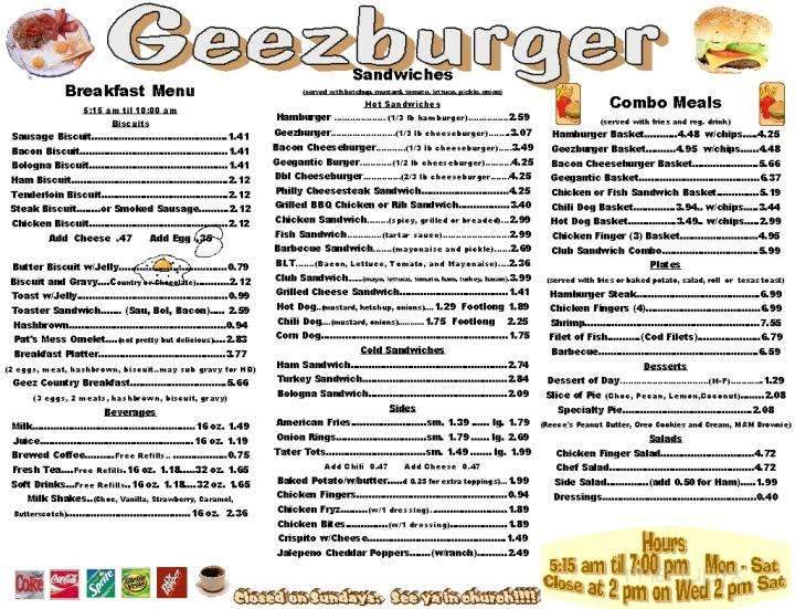 Geez Burger - Athens, AL